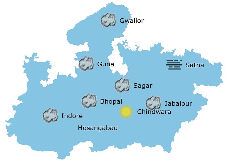 Weather in Madhya Pradesh at 10:15 am