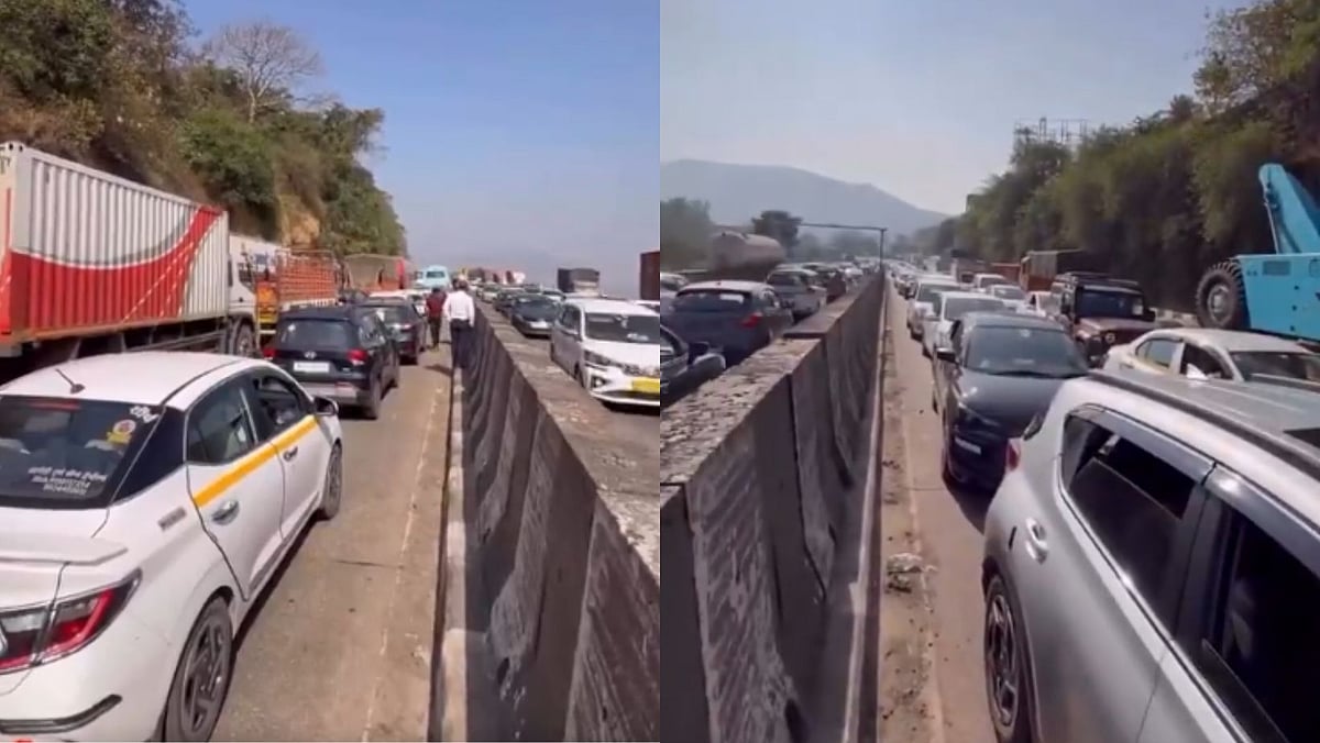 VIDEO: Christmas-New Year Holiday Rush Chokes Mumbai-Pune Expressway