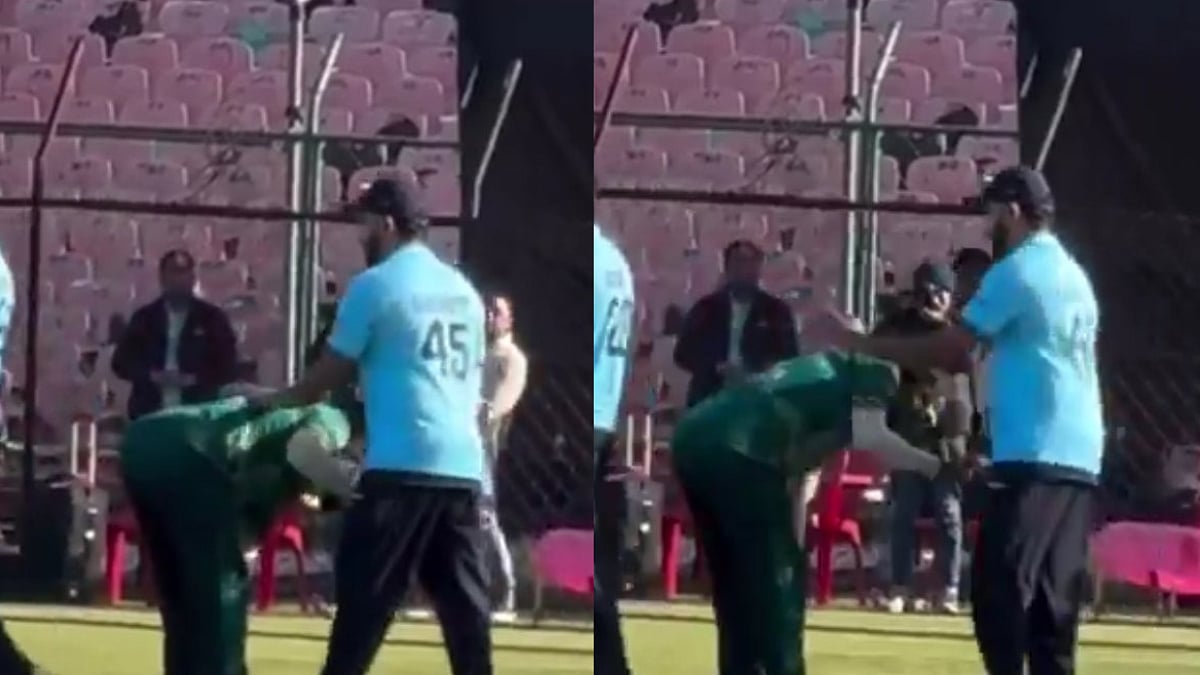 Did A Sikkim Player Touch Rohit Sharma's Feet After Mumbai's Vijay Hazare Trophy Match? Viral Video...