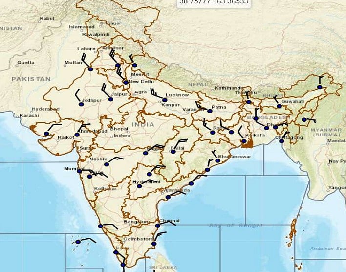 Western Disturbances affecting Madhya Pradesh at present