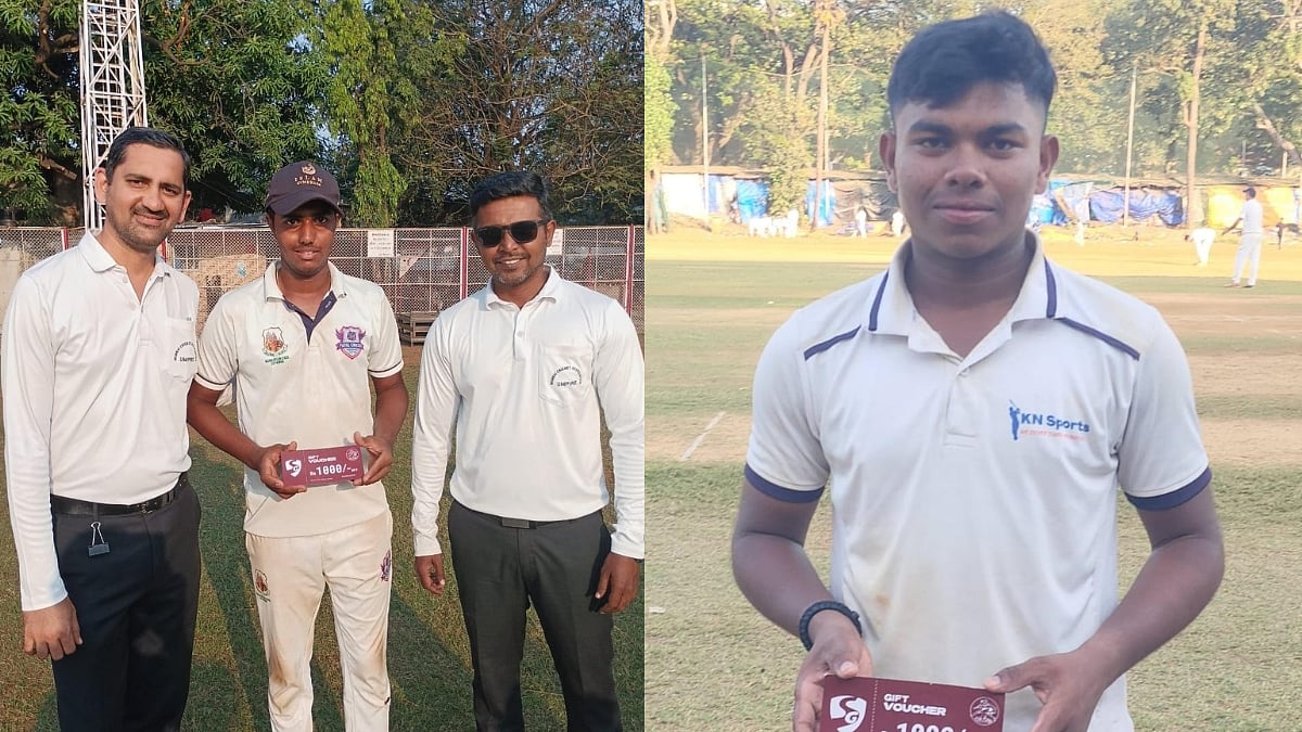Laxmanprasad Vishwakarma, Yuvan Sharma Power Anjuman's Harris Shield Triumph