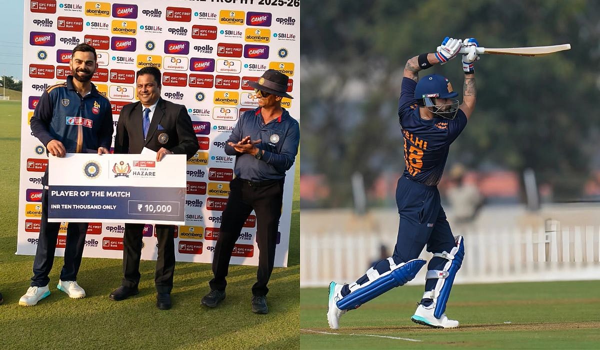 'Cheque For His Mineral Water..': Virat Kohli's ₹10,000 Player Of The Match Cheque From Vijay Hazare Trophy Goes Viral 