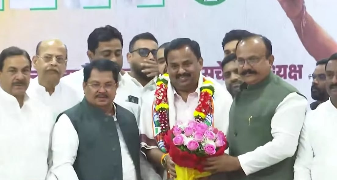 VIDEO: Former NCP-SP Pune City Chief Prashant Jagtap Joins Congress Despite Calls From Uddhav Thackeray, Eknath Shinde