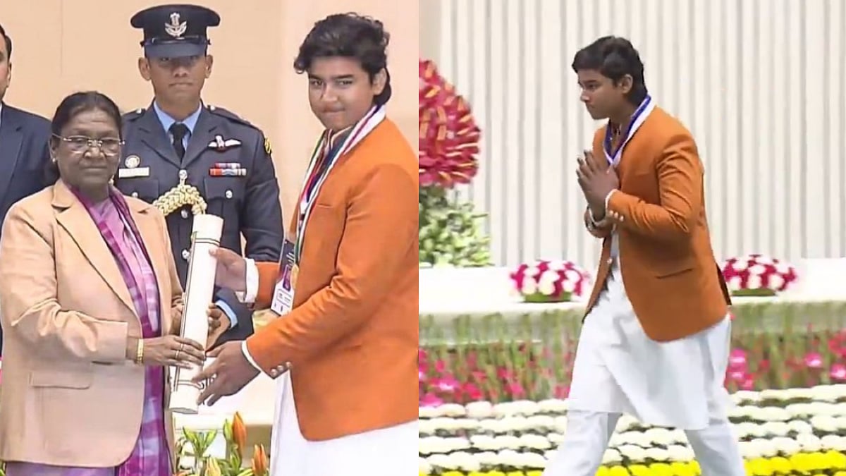 VIDEO: 14-Year-Old Vaibhav Suryavanshi Honoured With 'Pradhan Mantri Rashtriya Bal Puraskar' Amid Vijay Hazare Trophy Tournament 