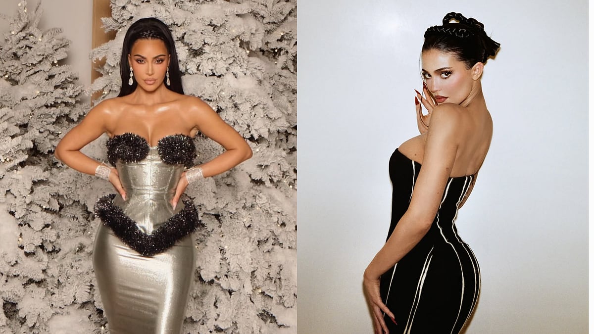 Kim Wows In 39-Year-Old Metallic Gown With Bedazzling Diamond Jewels For Christmas: See What Other Kardashian-Jenner Wore 