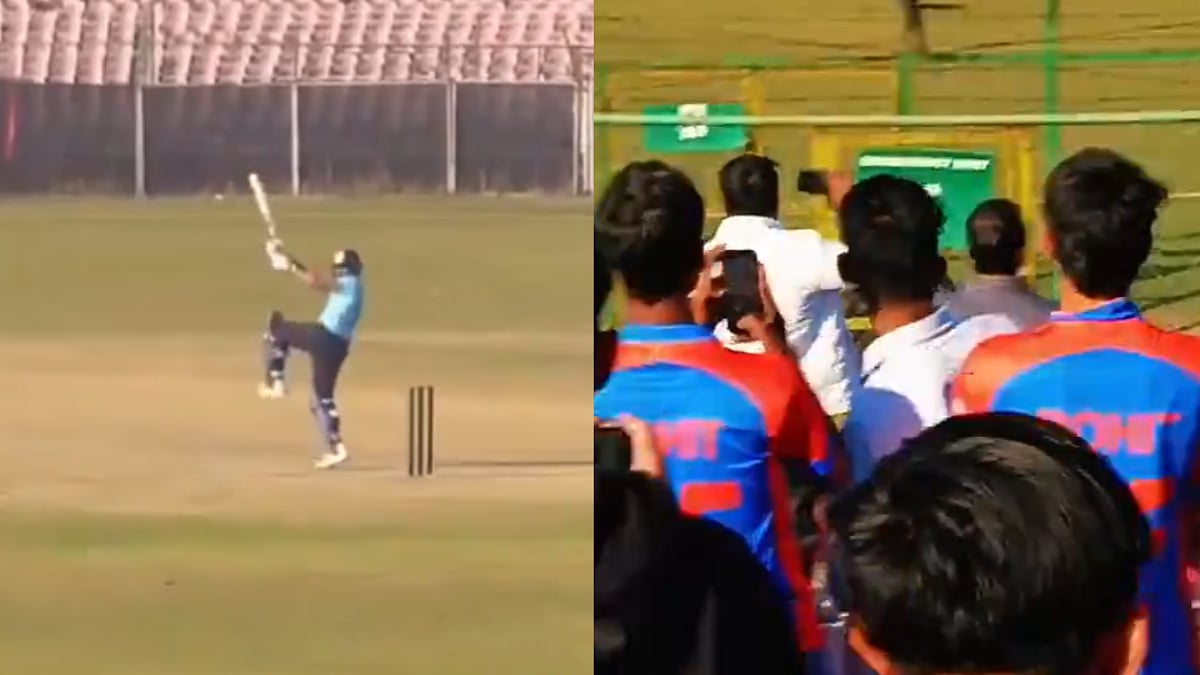 'Rohit Six Maar': Did A Fan Jinx Star Mumbai Opener As He Got Out For First-Ball Duck In Vijay Hazare Trophy Match? VIDEO 