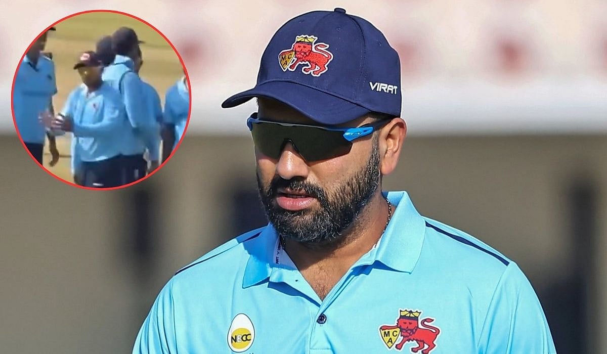 Vijay Hazare Trophy: Musheer Khan Fires Up Jaipur Crowd After Rohit Sharma Takes Sharp Catch At Slip...