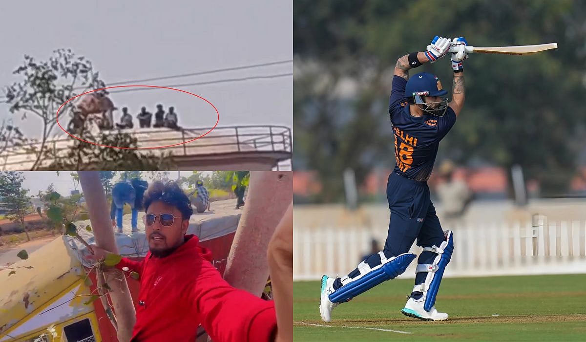 VIDEO: Virat Kohli Fans Climb Trees, Water Tanker To Watch Delhi Match After BCCI Allows No Spectators 
