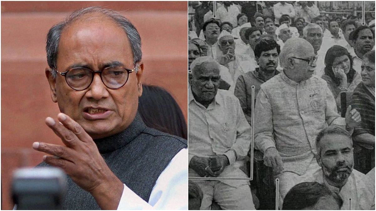 'Yeh Sangathan Ki Shakti Hai': Senior Congress Leader Digvijaya Singh's Rare Praise For RSS, BJP By Sharing PM Modi's Old Pic Sparks Political Buzz
