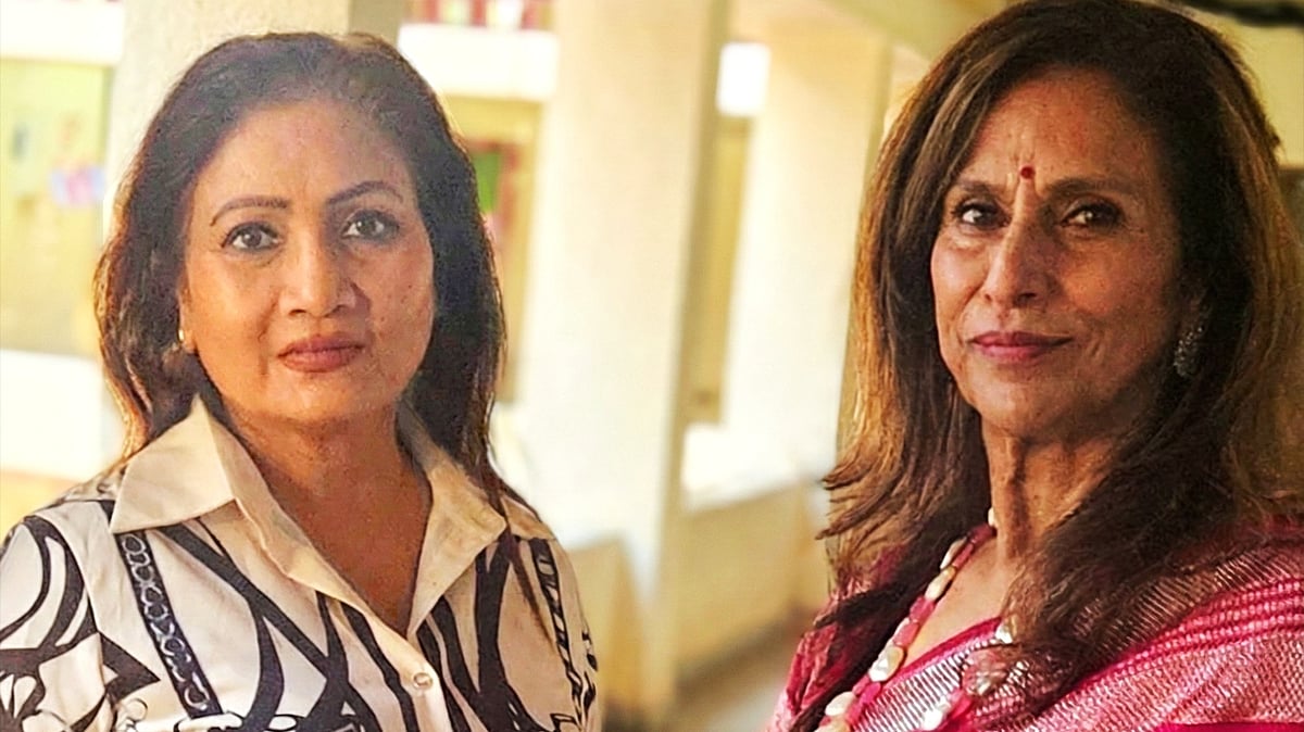 Stalwarts Nandita Chaudhuri & Shobhaa Dé |