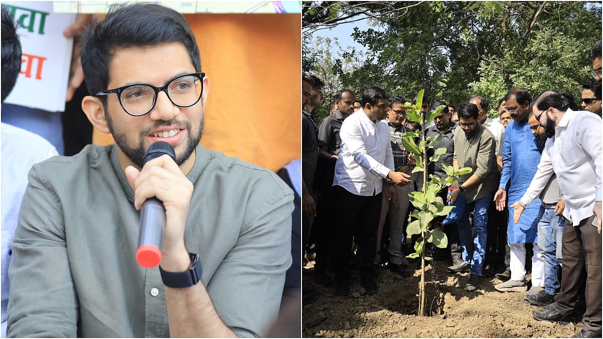 Maharashtra Politics: Shiv Sena (UBT) Leader Aaditya Thackeray Targets BJP Over Nashik Tree-Cutting Plan, Says It Wants ‘Raavan Raj’ | VIDEO 
