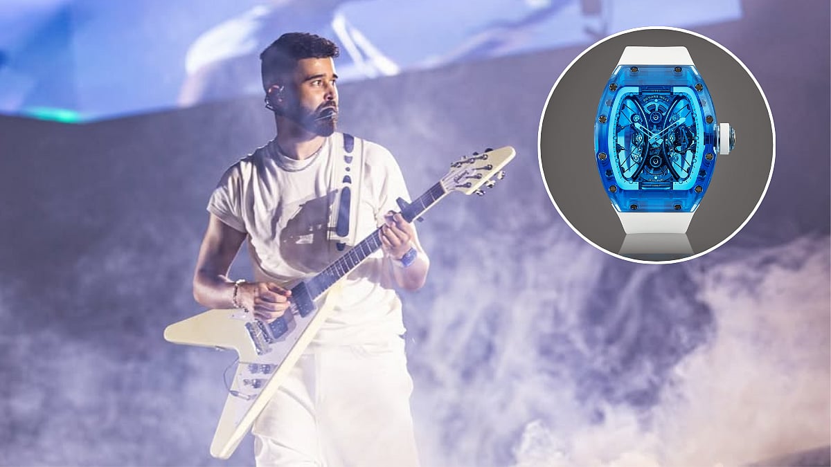 AP Dhillon Flaunts Ultra-Rare ₹54 Crore Richard Mille Blue Sapphire At Mumbai Concert; Only 3 Watches Exist In The World 
