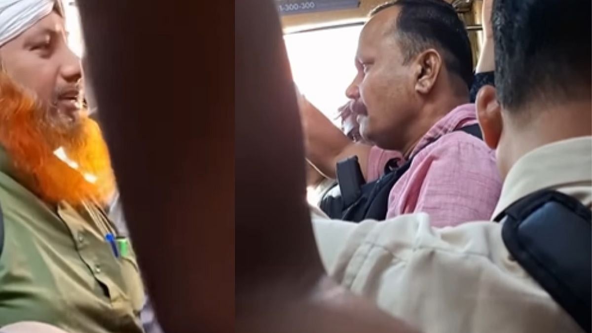 Watch: Muslim Man’s Fluent Reply In Marathi To Language Argument Wins Applause In Mumbai Local