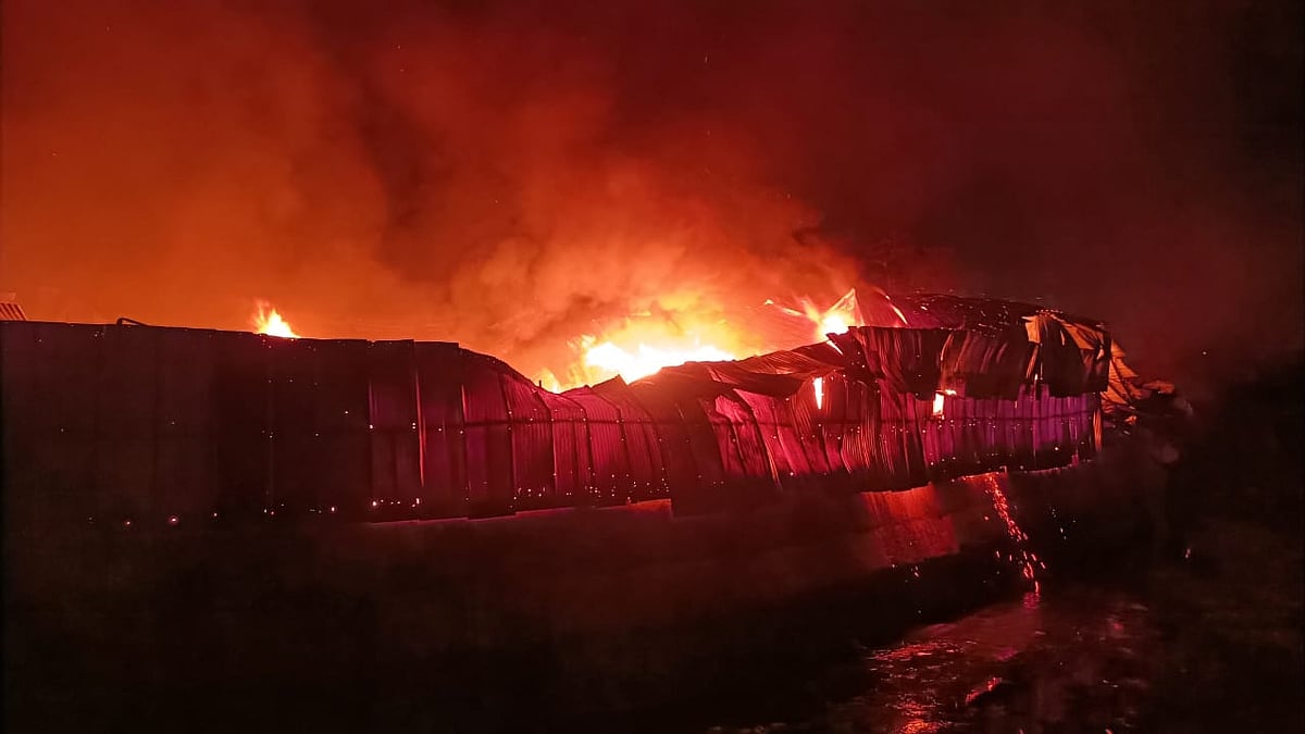Bhopal News: Massive Fire Breaks Out At Timber Market Second Time In A Month; 4 Workers Injured,...