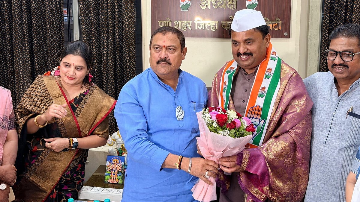 Prashant Jagtap Remembers Mahatma Gandhi During Visit To Congress Bhavan After Joining Party - Here's What He Said | X/@JagtapSpeaks