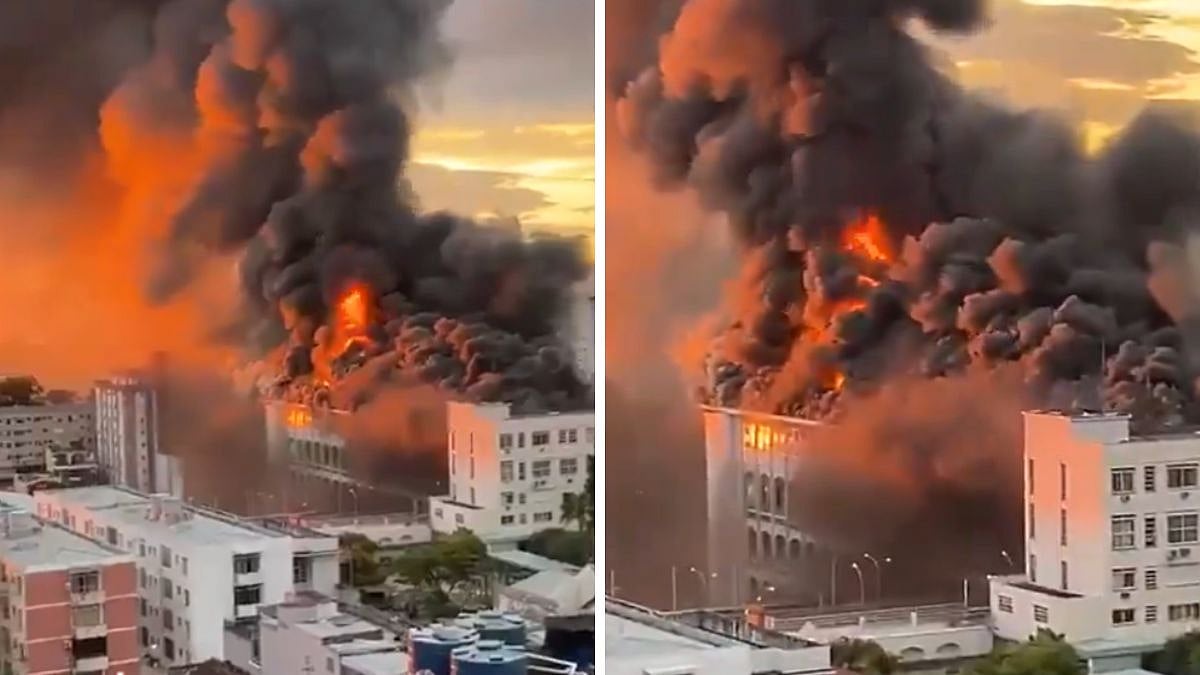 Brazil Fire: Major Blaze Breaks Out At Marista Santa Maria College, Emergency Operations Underway;...