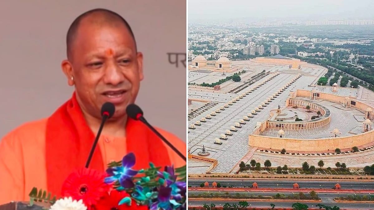 Children Delighted To Receive Blessings And Chocolates From UP CM Yogi Adityanath 