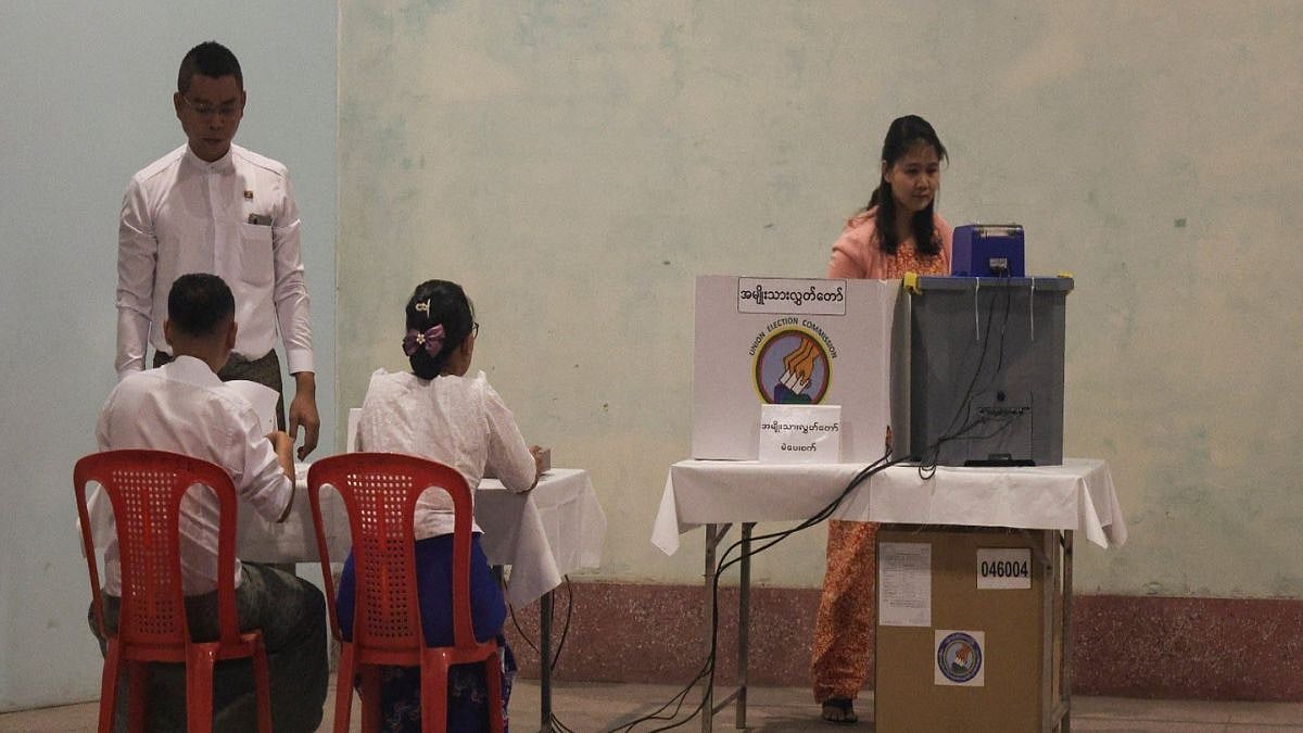 Myanmar Votes Under Junta Rule In First Election Since 2021 Coup 