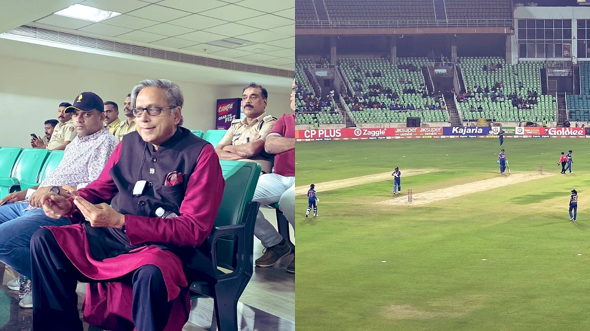 'Out Of Luck': Shashi Tharoor Takes Dig At Himself As Indian Openers Fall Soon After His Arrival At Stadium During IND W vs SL W 4th T20I 