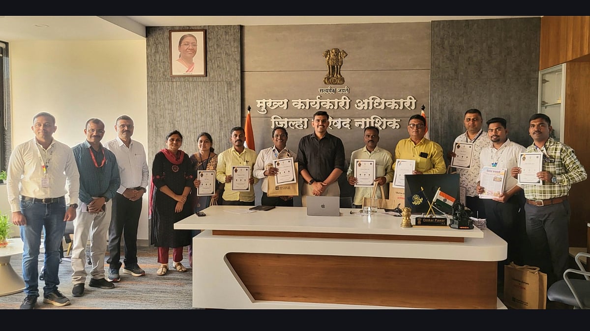 Nashik Zilla Parishad Honours Innovative Teachers For Outstanding Work On Vinoba App