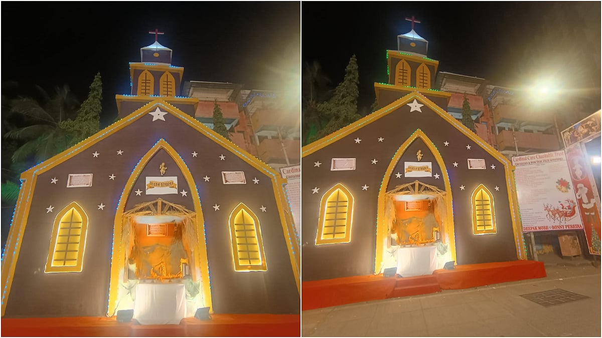 Mumbai’s largest four-storey Christmas crib at Orlem, Malad, attracts thousands of visitors after winning the Sarvajanik Krist Janmotsav 2025 top honour