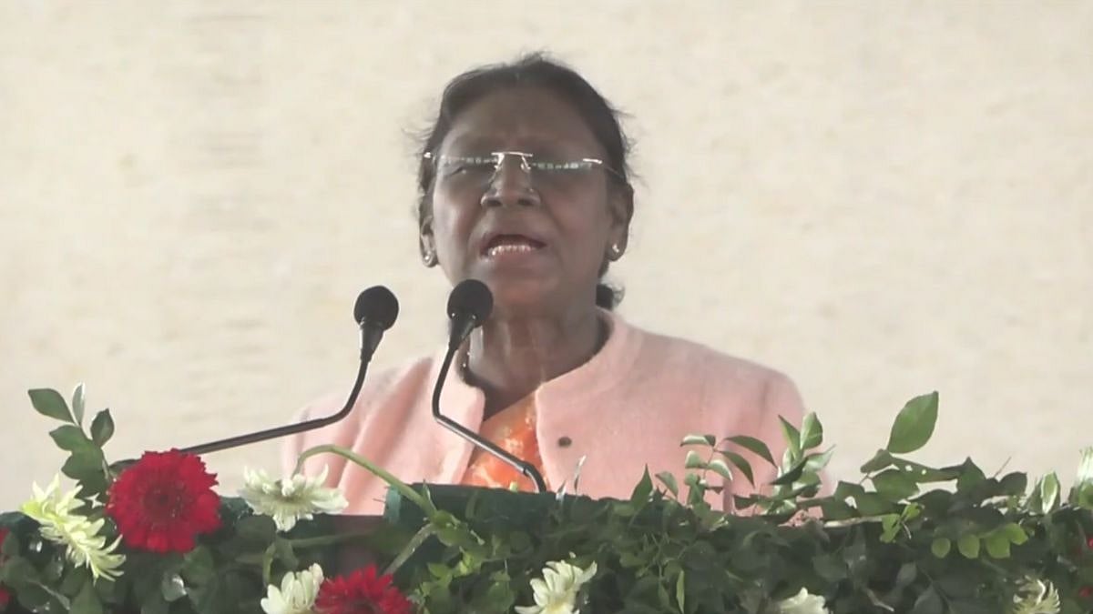 Jharkhand: President Droupadi Murmu Sings In Santhali At Ol Chiki Centenary Celebrations, Stresses Preservation Of Language & Culture - Video 