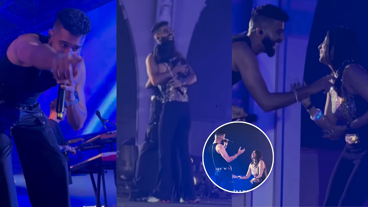 AP Dhillon Invites Female Fan On Stage During Mumbai Concert, Hugs Tightly, Gifts His Own Luxurious Neckpiece | WATCH 