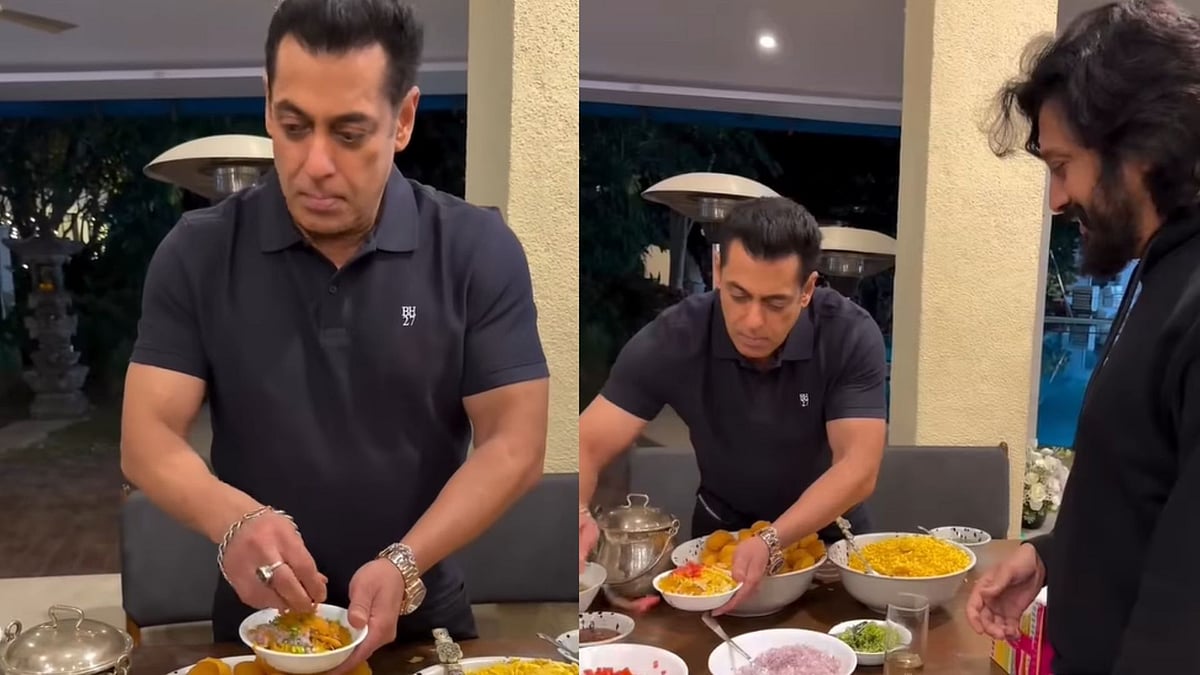 'Bhaunchi Bhel': Salman Khan Makes Bhelpuri For Guests Riteish & Genelia Deshmukh At His 60th Birthday Party; Watch Video 