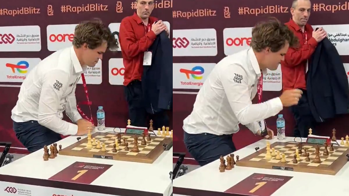 VIDEO: Magnus Carlsen Slams Table In Anger After Losing To India's Arjun Erigaisi At World Blitz Championship 