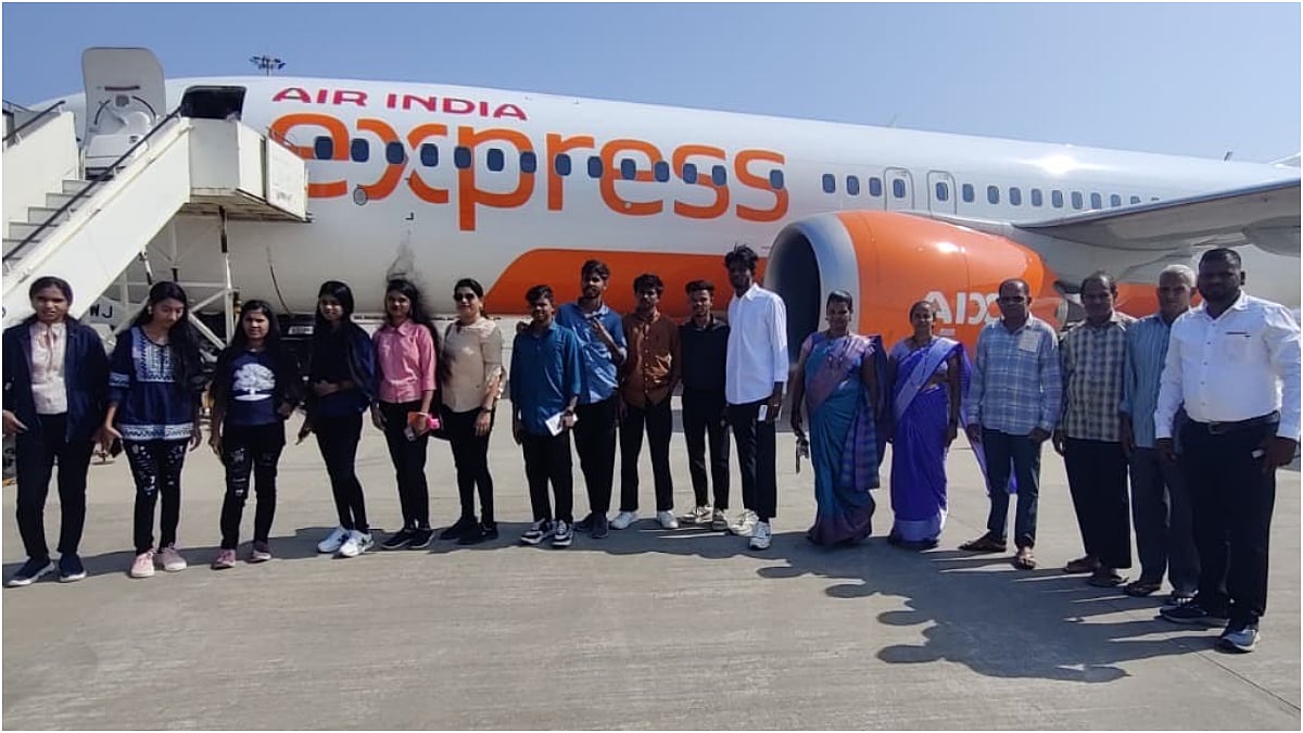 Adani Foundation, Adani Electricity Give First-Ever Air Travel Experience To 64 Beneficiaries On Eve Of NMIA Commercial Launch 