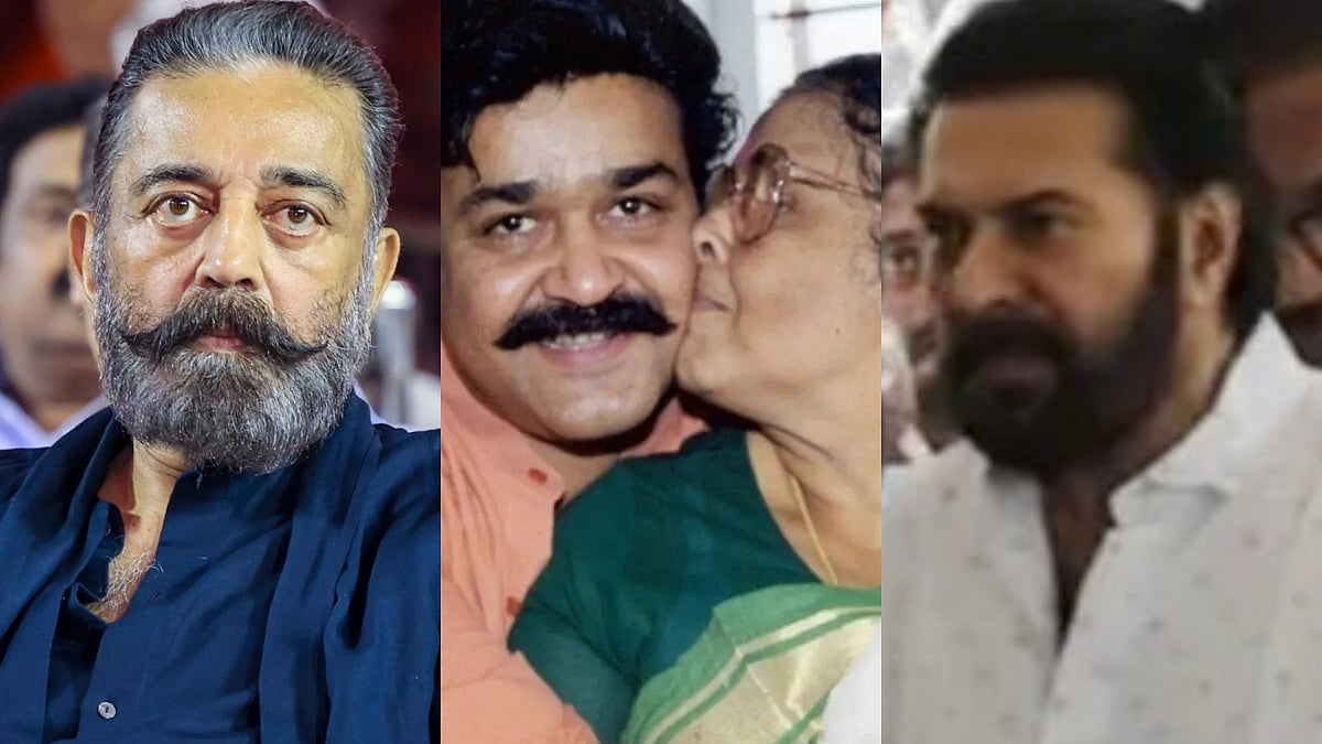 Mammootty Visits Mohanlal's Kochi Residence After His Mother's Death, Kamal Haasan Offers Condolences: 'Only You Can Console Yourself' 