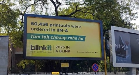 'Chhap Rahe Ho': Students From IIM-Ahmedabad Order Over 60,000 Printouts From Blinkit In 2025 