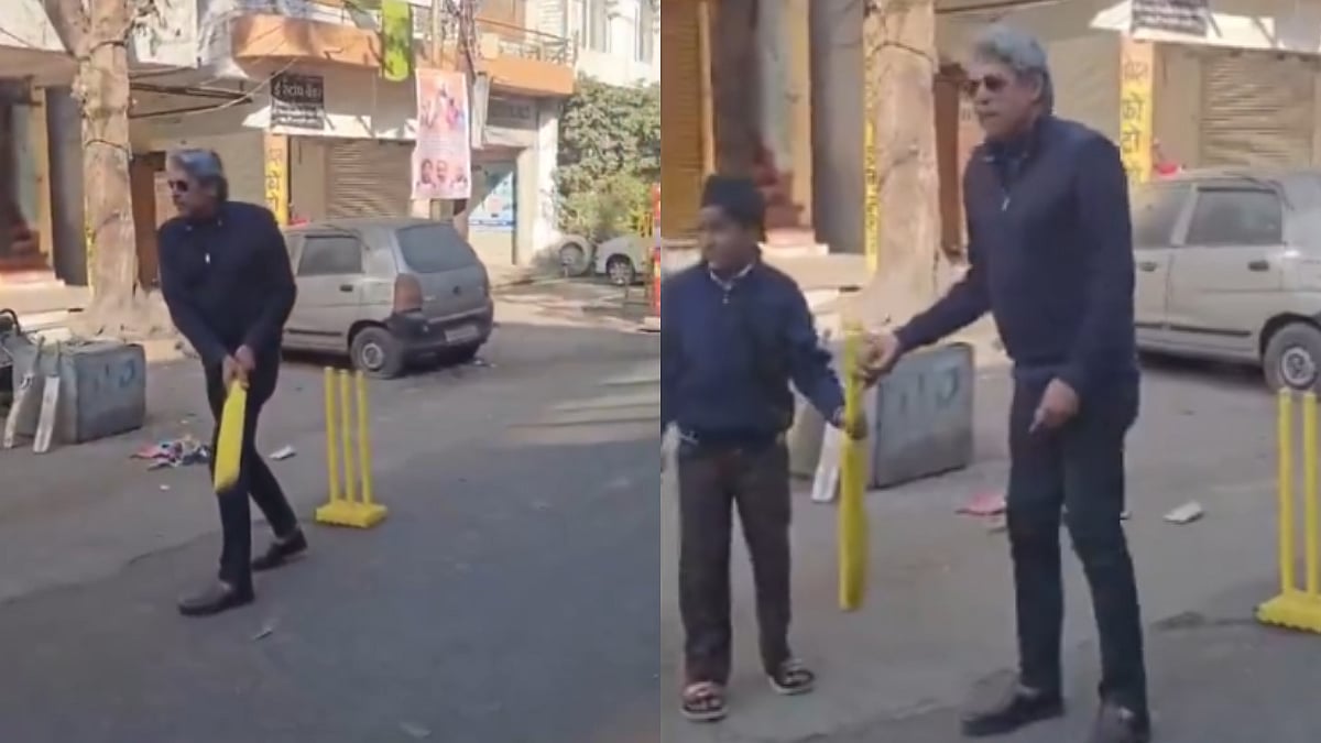 Kapil Dev Plays Gully Cricket With Young Kids On Ujjain Streets; VIDEO Goes Viral 