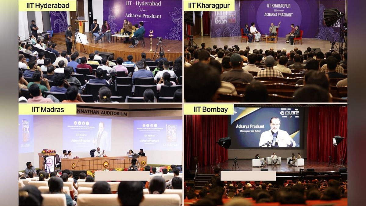 Acharya Prashant Addresses Four IITs In Two Months: A New Wave Of Philosophical Engagement In...