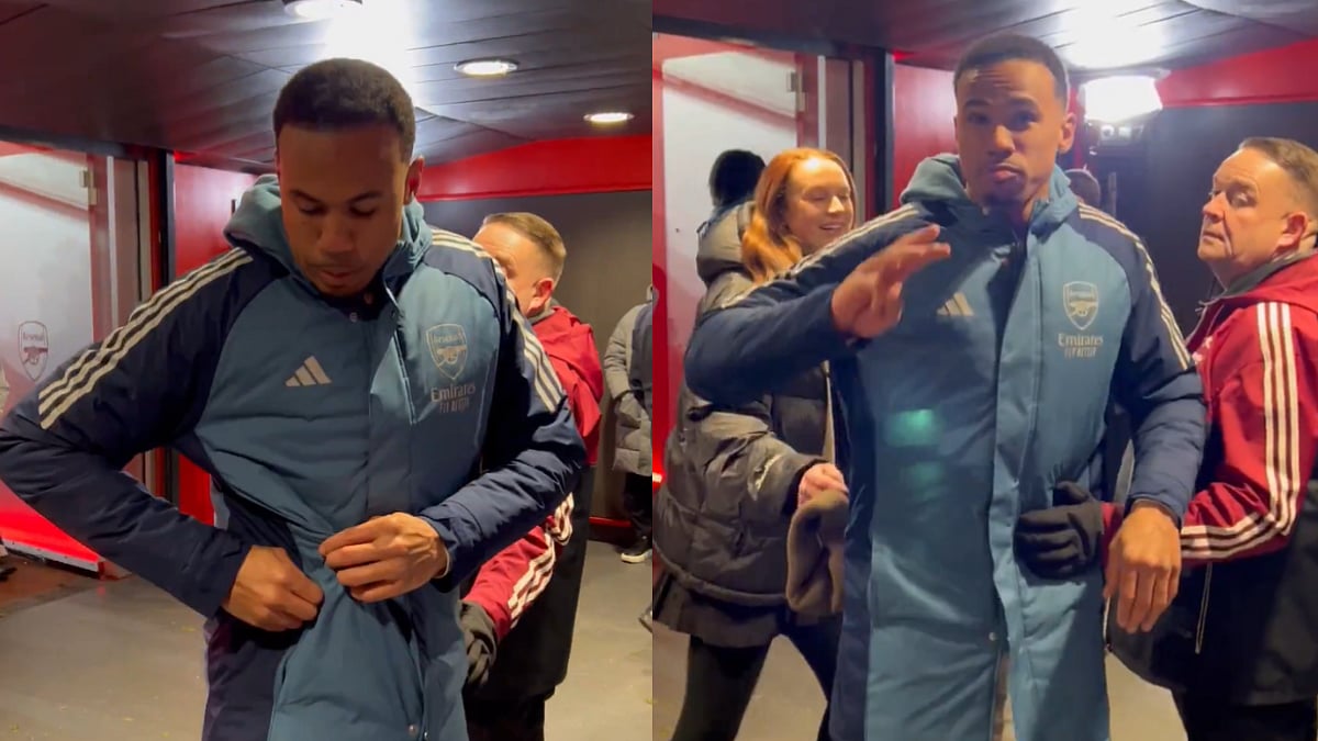Premier League 2025/26: Gabriel's Mocking Gesture Towards Aston Villa Goes Viral After Arsenal's 4-1 Victory; VIDEO 