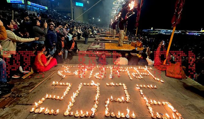 Uttar Pradesh Welcomes New Year Amid Festivities & Tight Security