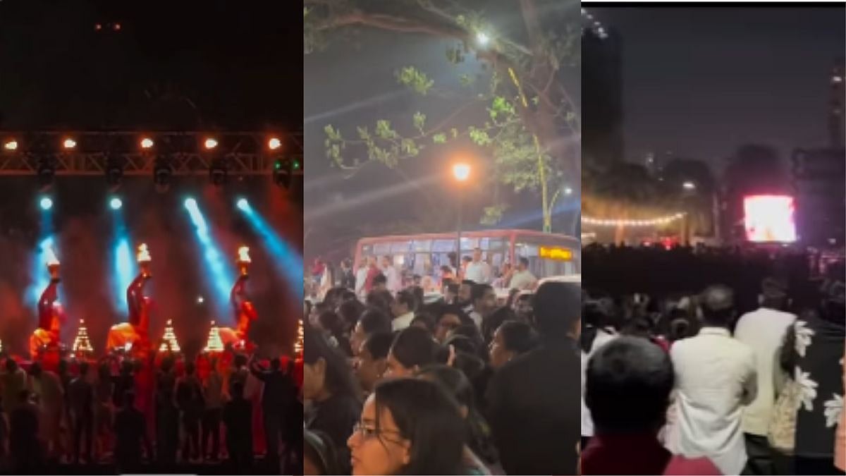 Massive Crowd Gathers At Thane's Upvan Lake To Witness Banaras-Style Ganga Aarti Ahead Of New Year's, Video Viral 