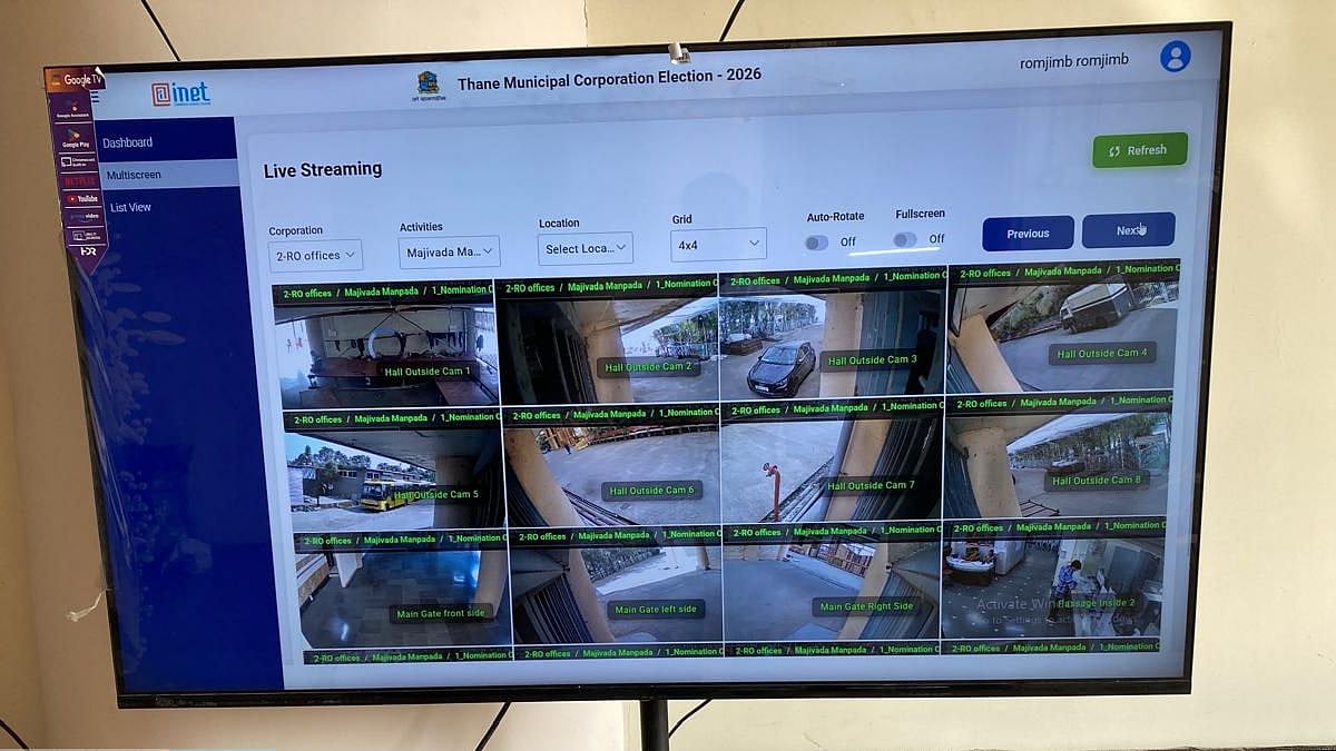 TMC Elections 2026: Thane Municipal Corporation Activates 330 CCTV Cameras To Monitor Polling, Strong Rooms And Sensitive Locations 