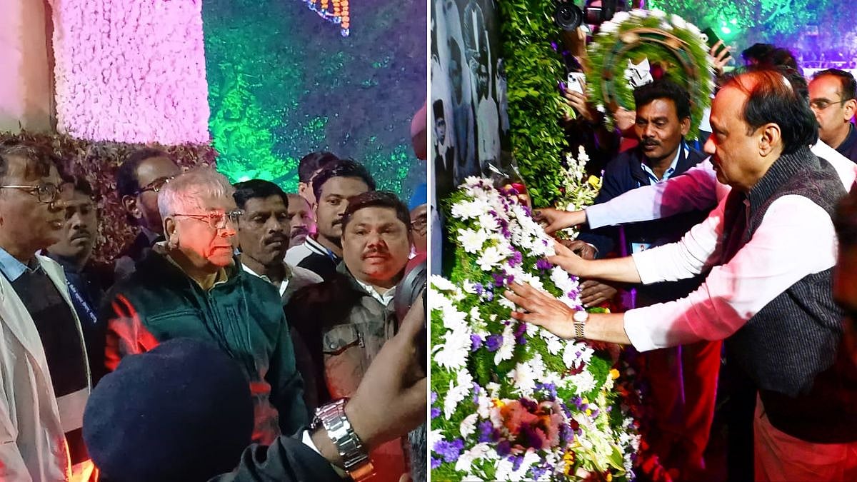 Pune: Maharashtra Deputy CM Ajit Pawar, VBA Chief Prakash Ambedkar Pay Tributes At Koregaon Bhima War Memorial On 208th Anniversary 