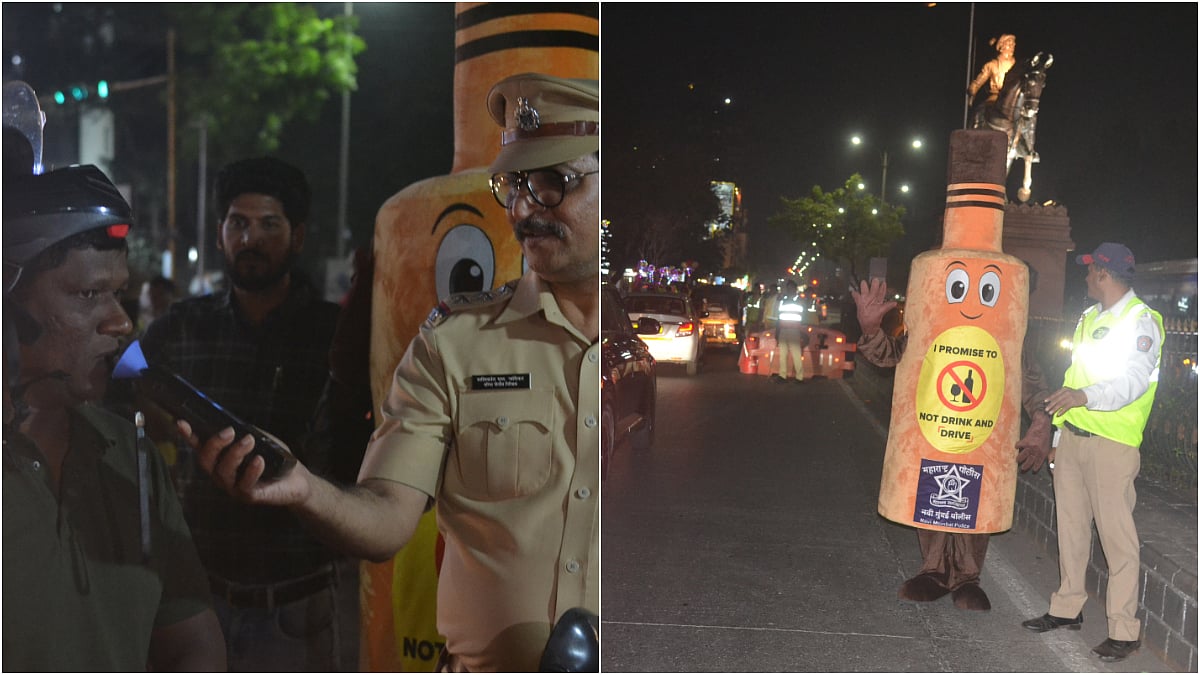 New Year Enforcement: Navi Mumbai Police Book 250 For Drunk Driving, Take Action Against 3,550 Traffic Violators 