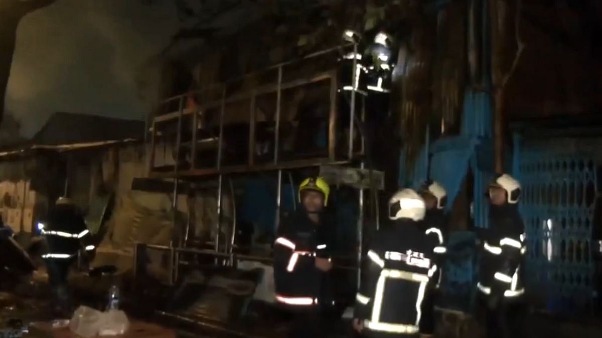 Mumbai: Fire Breaks Out At Cotton Warehouse In Wadi Bandar; No Casualties Reported, Video Surfaces