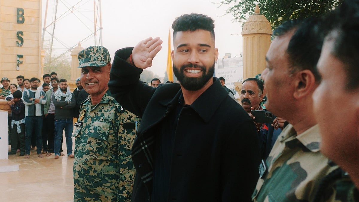 AP Dhillon Rings In New Year With BSF Soldiers At Longewala Post In Rajasthan, Learns How To Salute;...