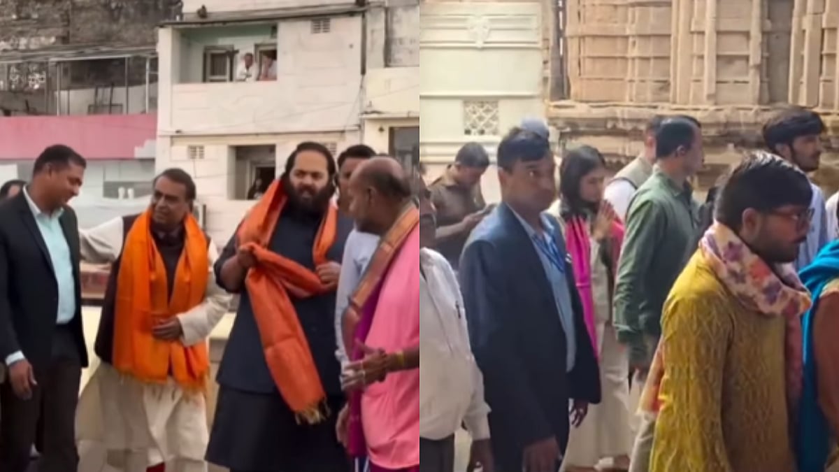 Mukesh Ambani, With Anant & Radhika, Offers New Year Prayers At Dwarkadhish Temple; Netizens Wonder If It’s Becoming Their Yearly Tradition 