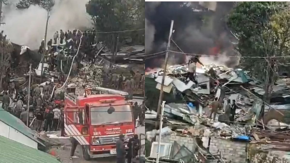 Uttarakhand: Massive Fire Erupts Inside Army Canteen Store In Jyotirmath |Horrifying Video Surfaces