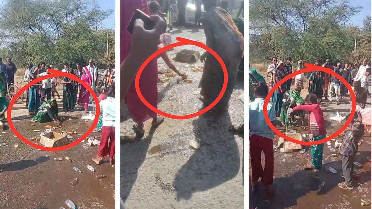 MP News: Angry Women Seize Liquor Crate From Smuggler In Jabalpur, Smash Bottles On Road In Protest...