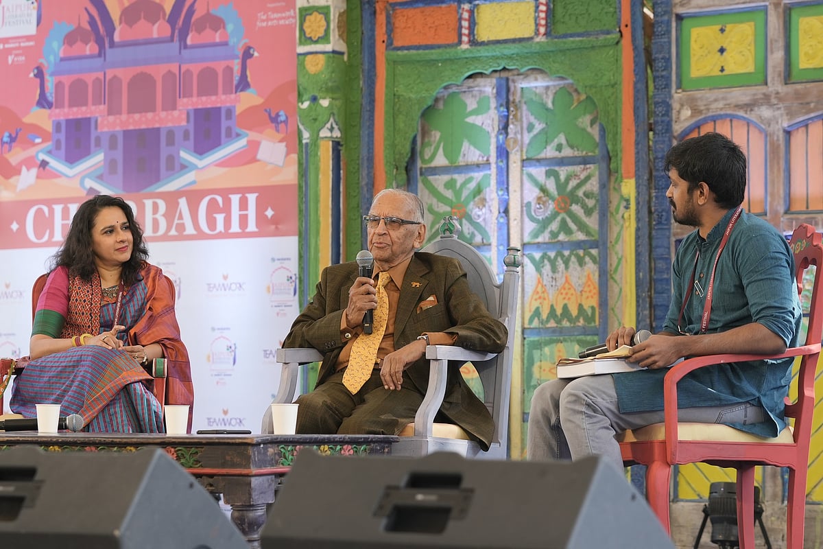 (L-R) Radhikaraje Gaekwad, M.K Ranjitsinh, Yuvan Aves