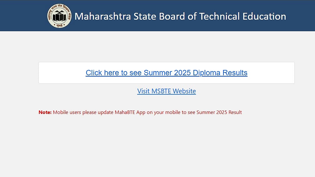 Fact Check: MSBTE Winter Semester Result 2025 NOT YET DECLARED; Check Official Update Here 