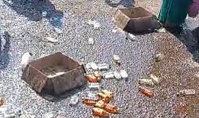 MP News: Women Protesters Smash Smuggled Liquor Bottles On Road, Seek Ban On Illicit Sale In...