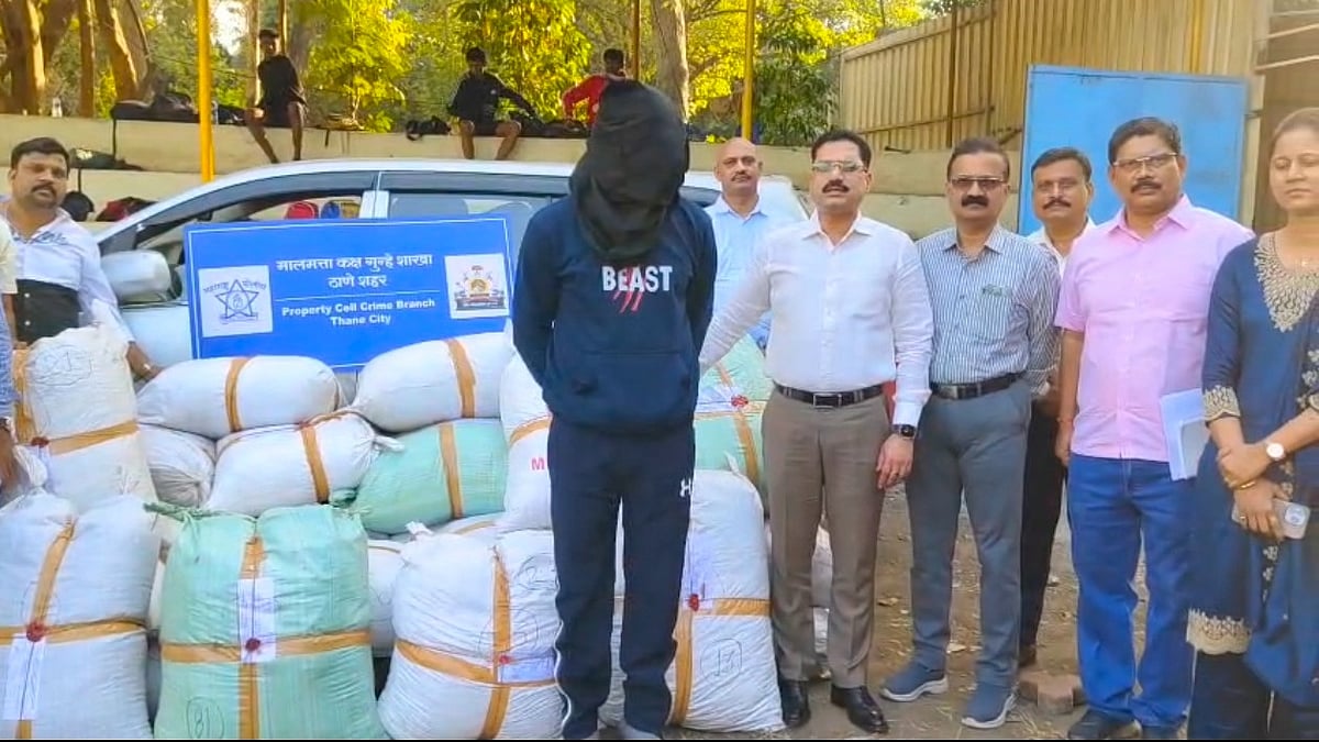 Thane Crime Branch Busts Major Drug Racket, Seizes 638 Kg Ganja Worth ₹2.04 Crore, One Arrested 