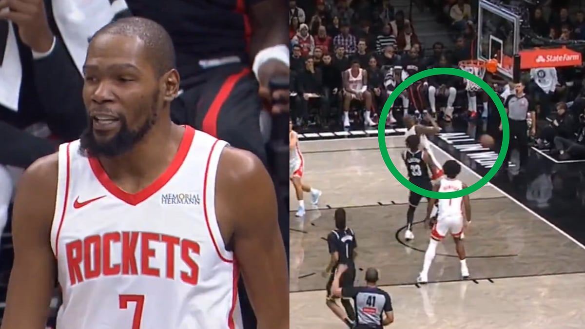 'That's A Trash-A** Miss!': Kevin Durant Snaps After Danny Wolf's Airball Smacks Him In Face During NBA Clash; VIDEO 
